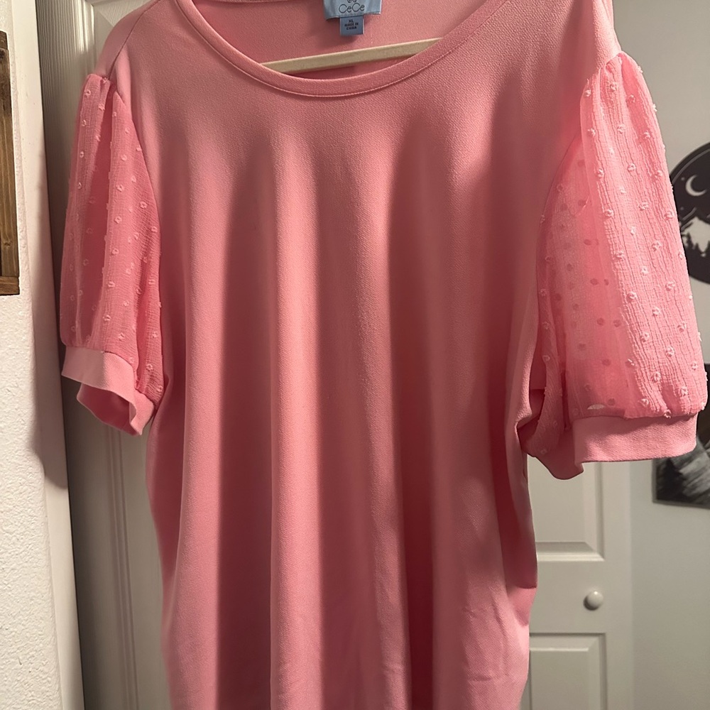 CeCe Pink Blouse